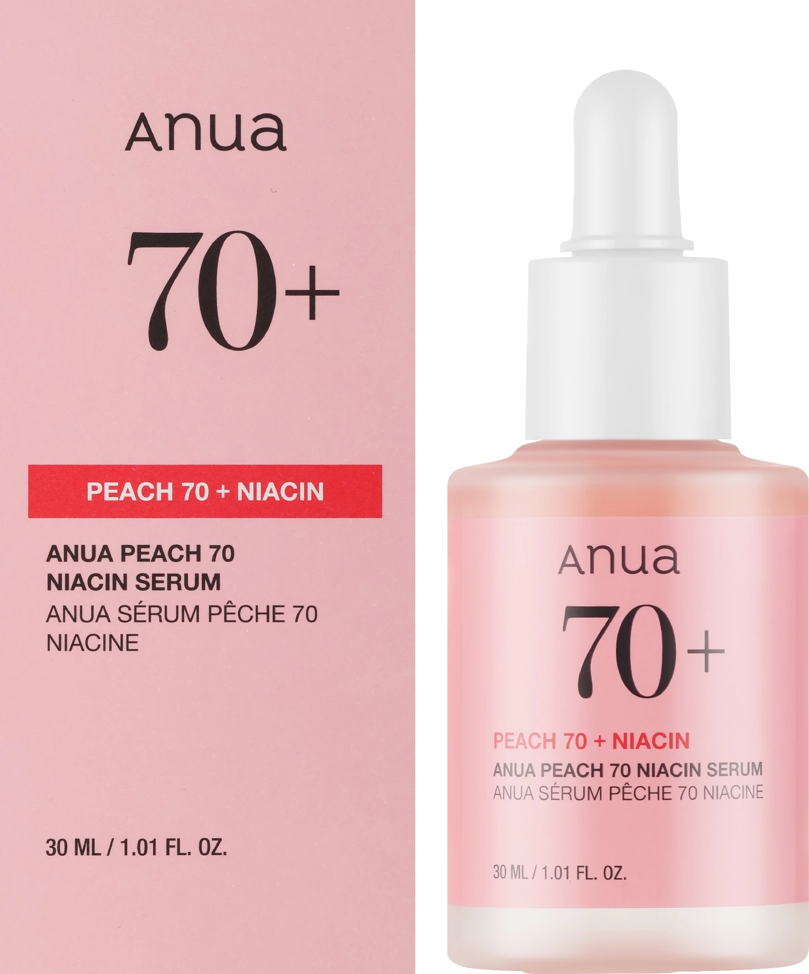 fqxlsl5tcupxsdoakjij Anua – Peach 70 Niacin Serum, Serum Eclat & Anti-Taches (5% Niacinamide) – 30 ml – Image 3