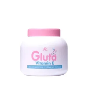 Gluta – Vitamin E Crème Hydratante au Collagène – 200 ml
